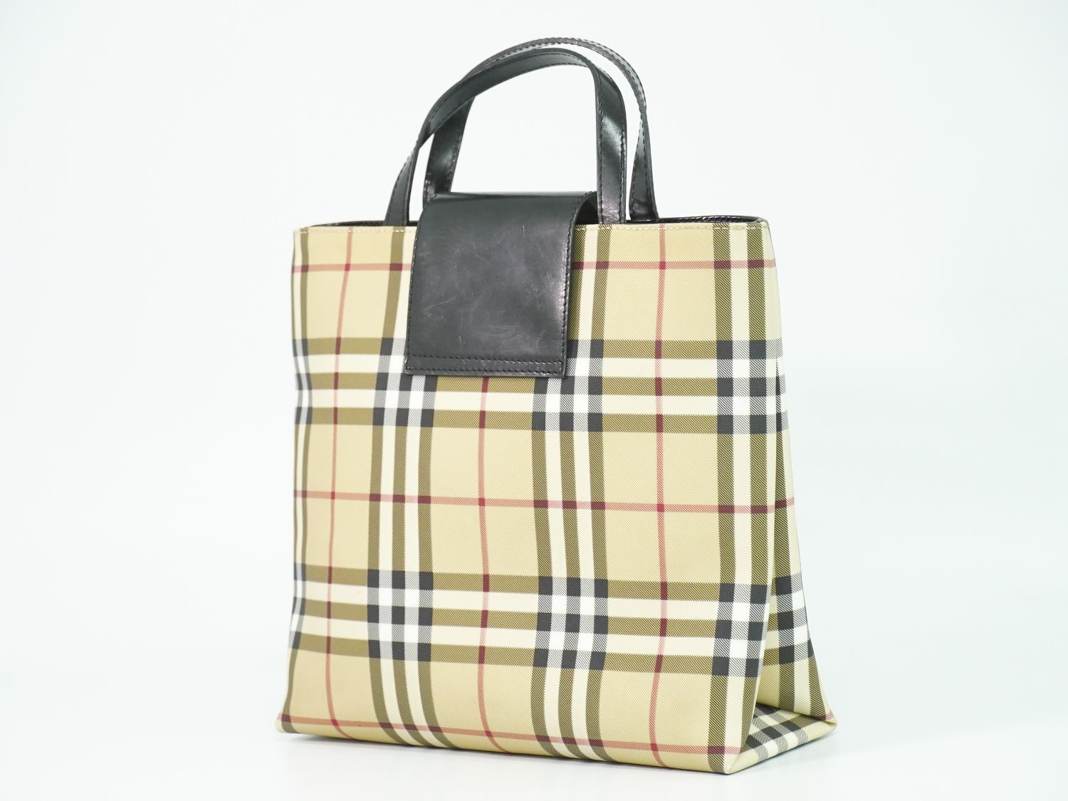 未使用タグ付き】BURBERRY バーバリー ノバチェック トートバッグ 