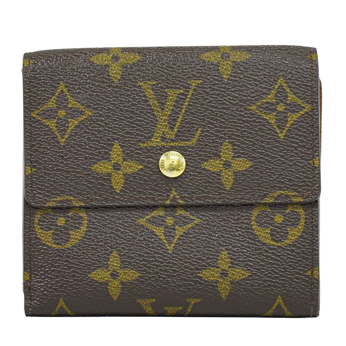 K*U様 ルイヴィトン 折財布 モノグラム ポルトフォイユ エリーズ ブラウン 本物 ルイヴィトン LOUIS VUITTON LV ポルトフォイユ エリーズ
