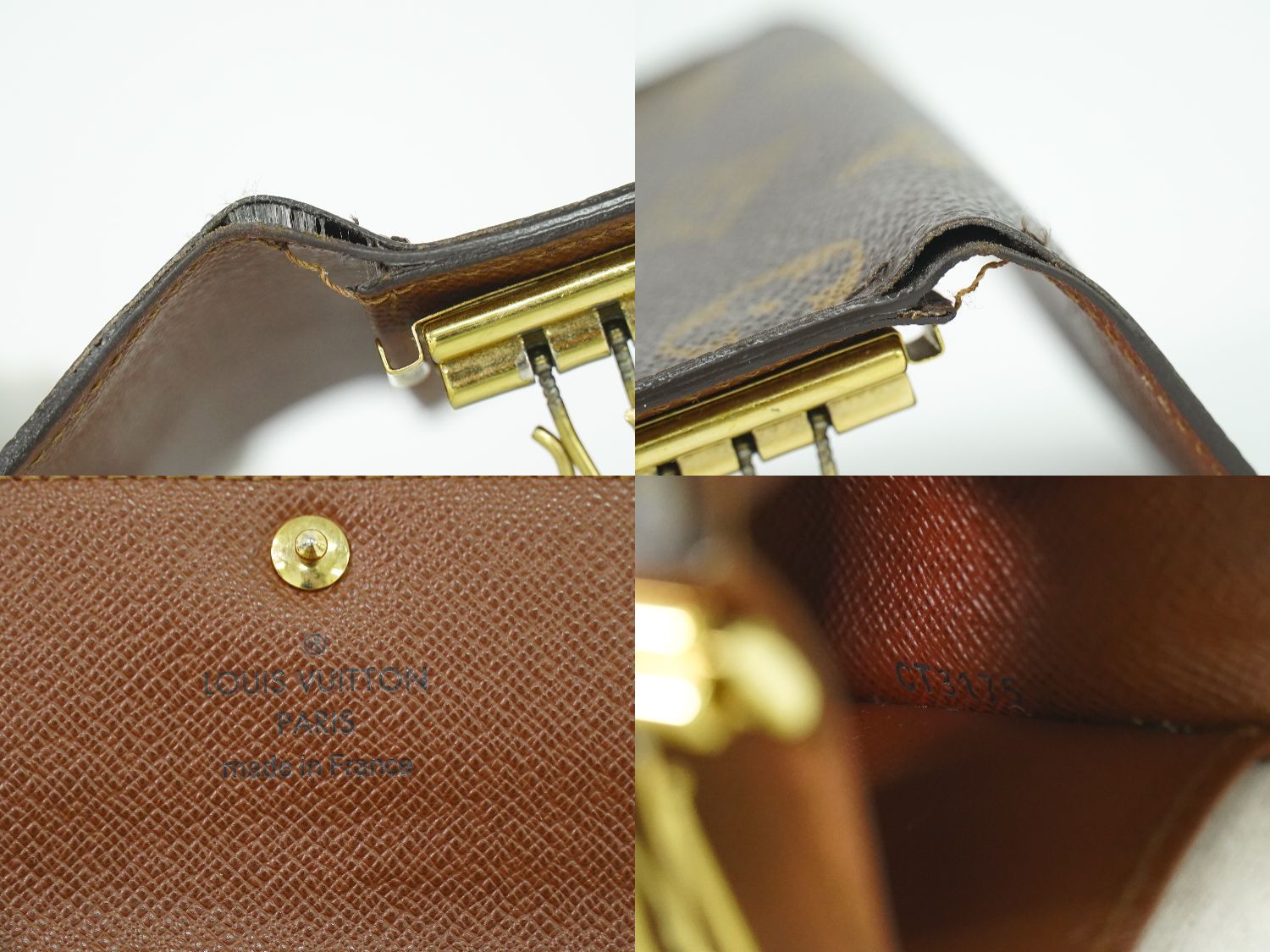 本物 ルイヴィトン LOUIS VUITTON LV ミュルティクレ 6 モノグラム