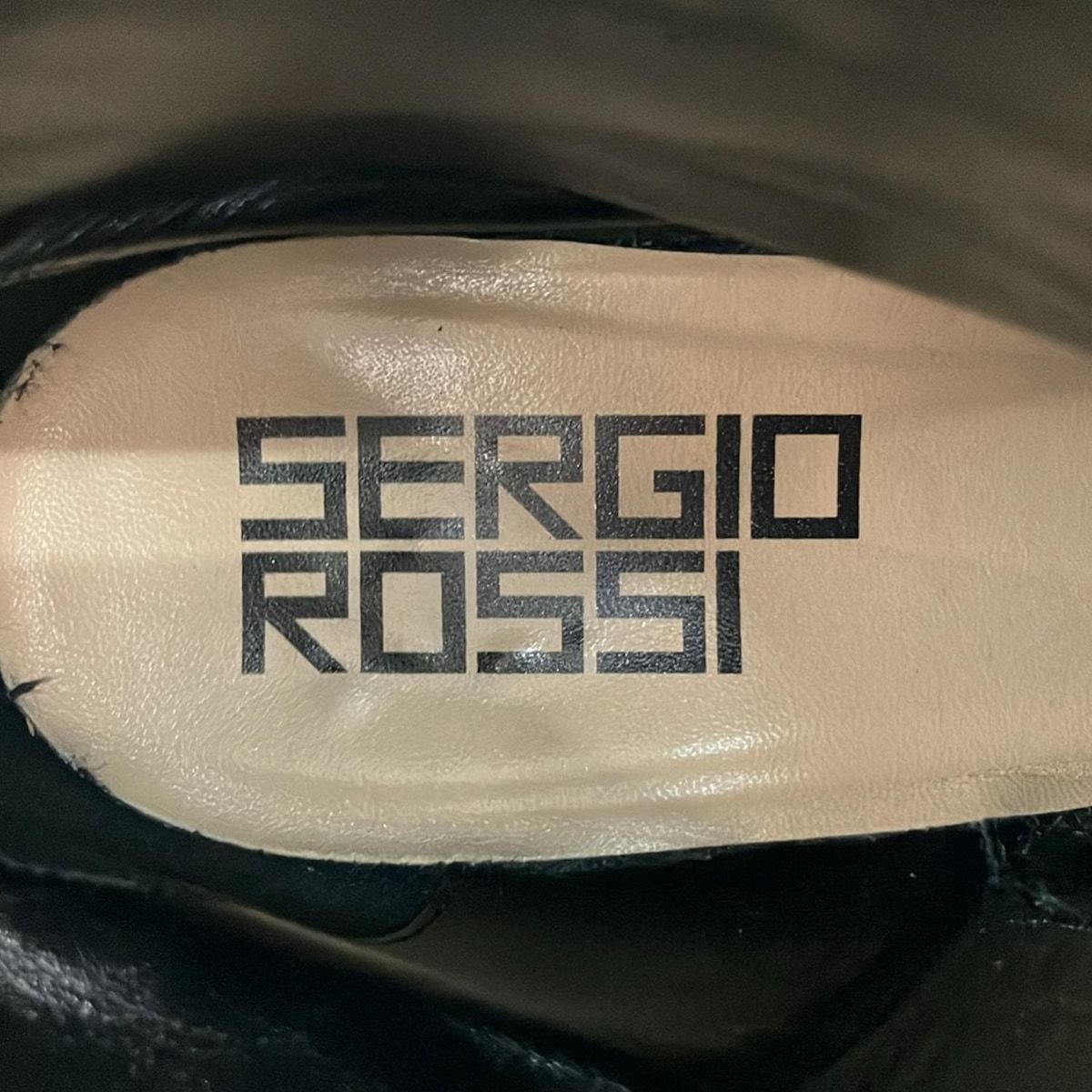 sergio rossi(セルジオロッシ) ショートブーツ 38 1/2 sergio rossi(セルジオロッシ) ショートブーツ 38 1/2