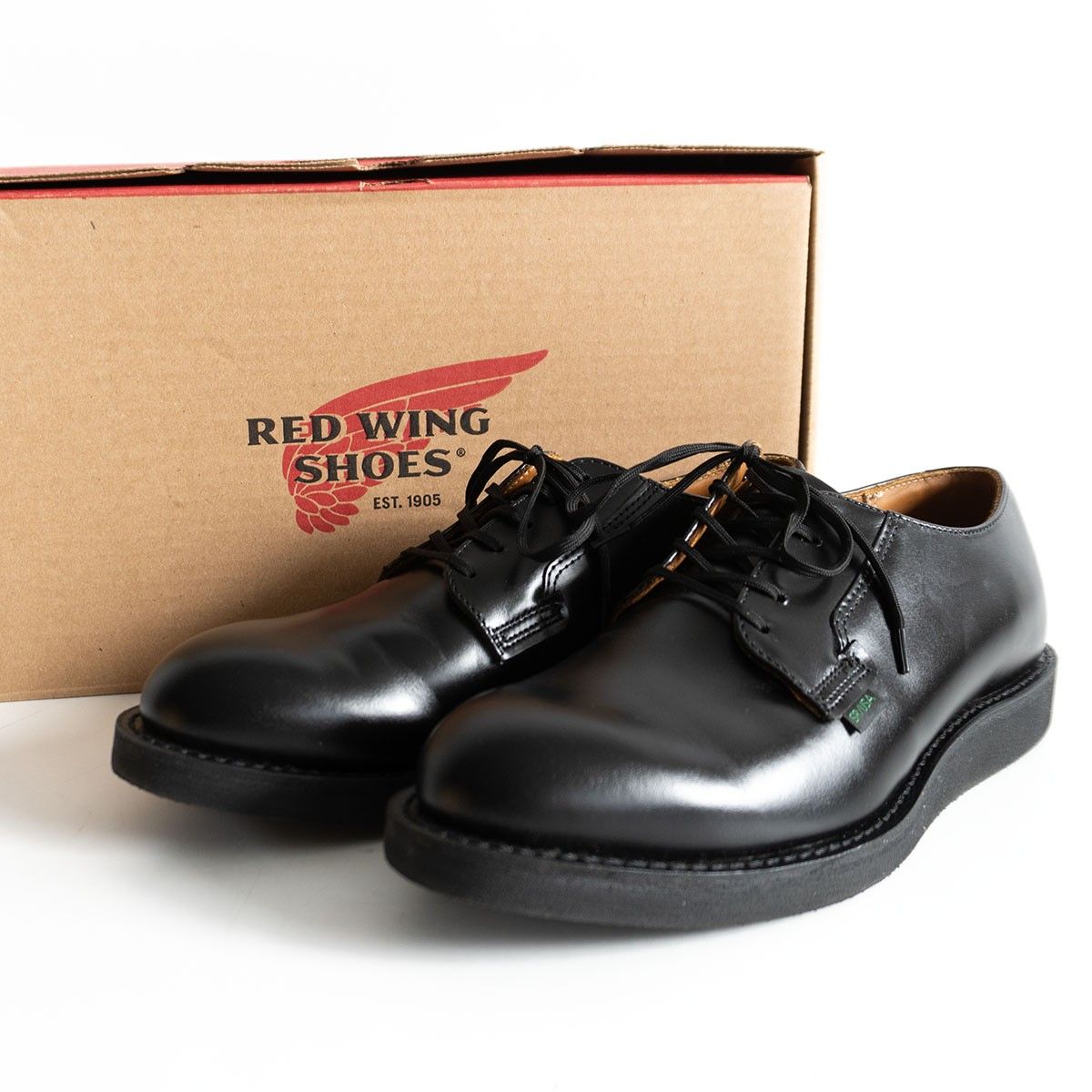 美品/25年製】REDWING【101 Postman Oxford 】US8 ポストマン シューズ