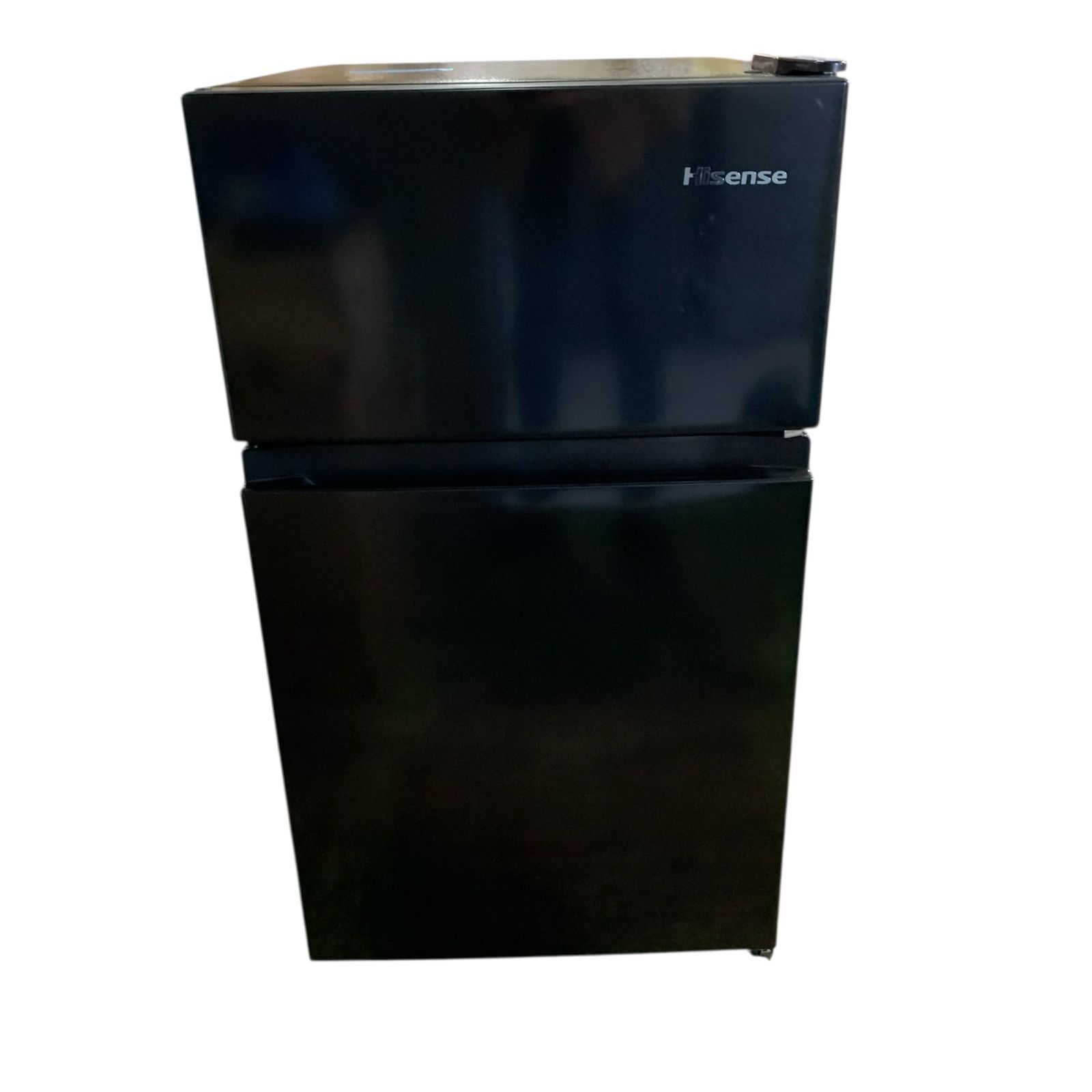 RZ-04【中古】Hisense ハイセンス 2ドア冷凍冷蔵庫 HR-K91HB ブラック 