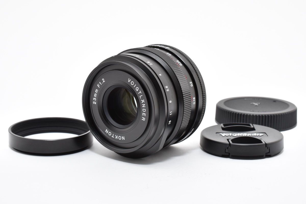 レンズ(単焦点) NOKTON 23mm F1.2 Aspherical 極上品 Voigtlander NOKTON 23mm F1.2 Aspherical 富士フイルムX用