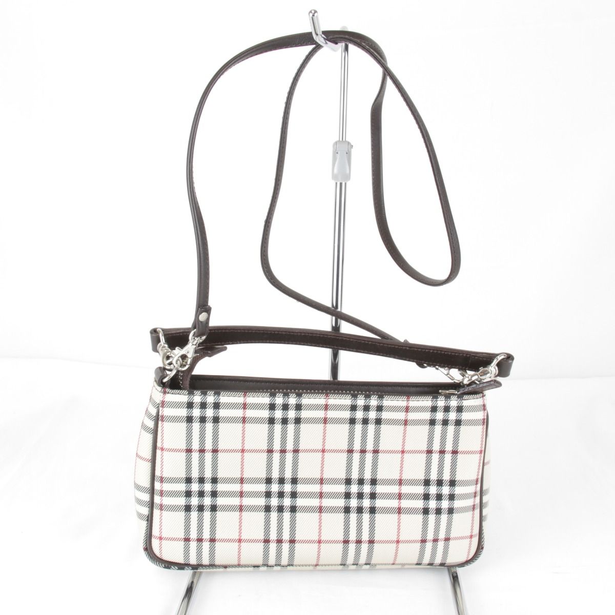 バーバリー ノバチェック BURBERRY ハンドバッグ レザー ミニ ミニ