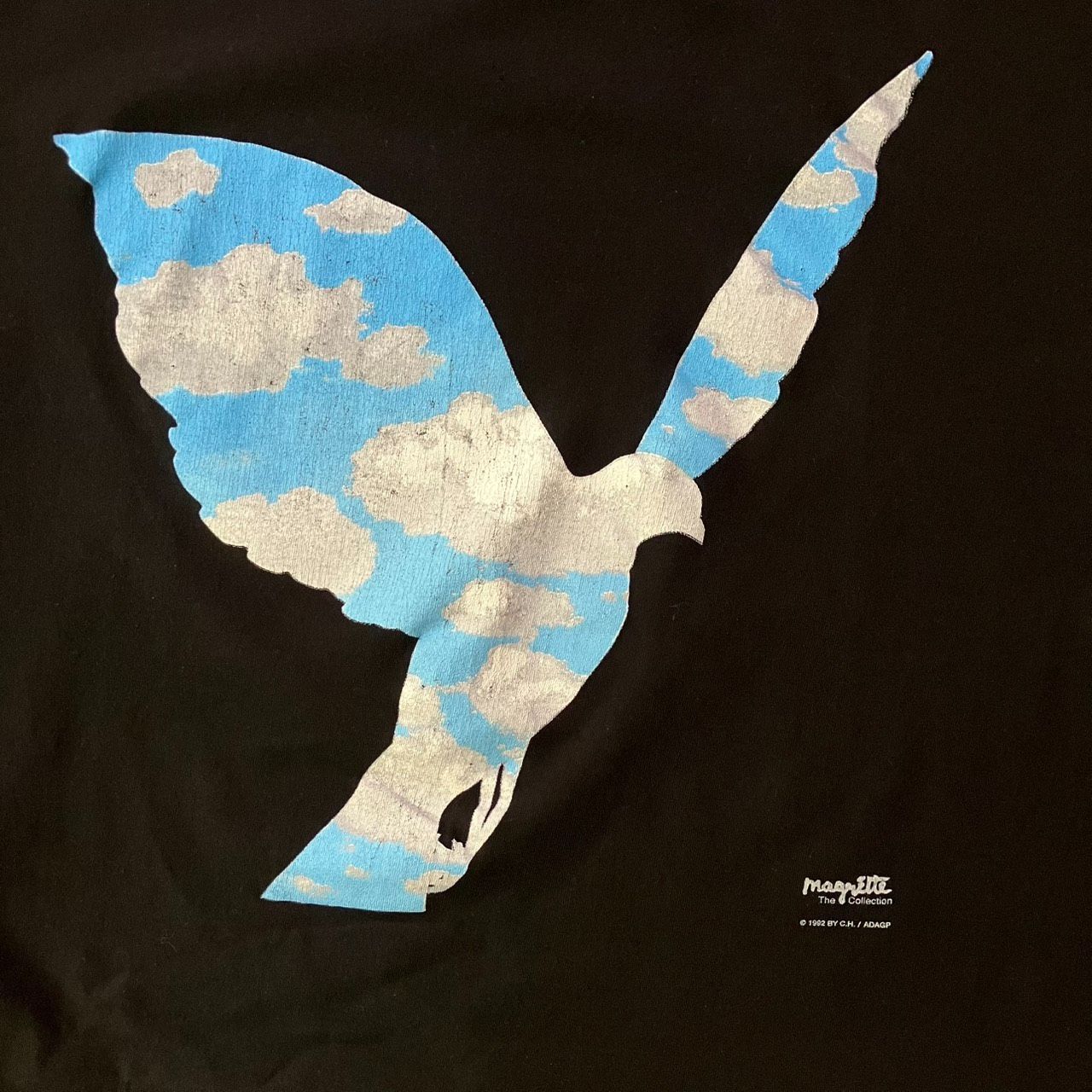 90s magritte ルネ マグリット フランス製 Mサイズ tシャツアートT