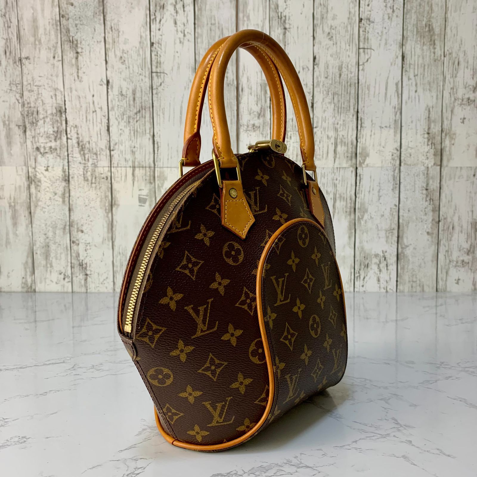 LOUIS VUITTON エリプス PM モノグラム・レザー ハンドバッグ M51127 