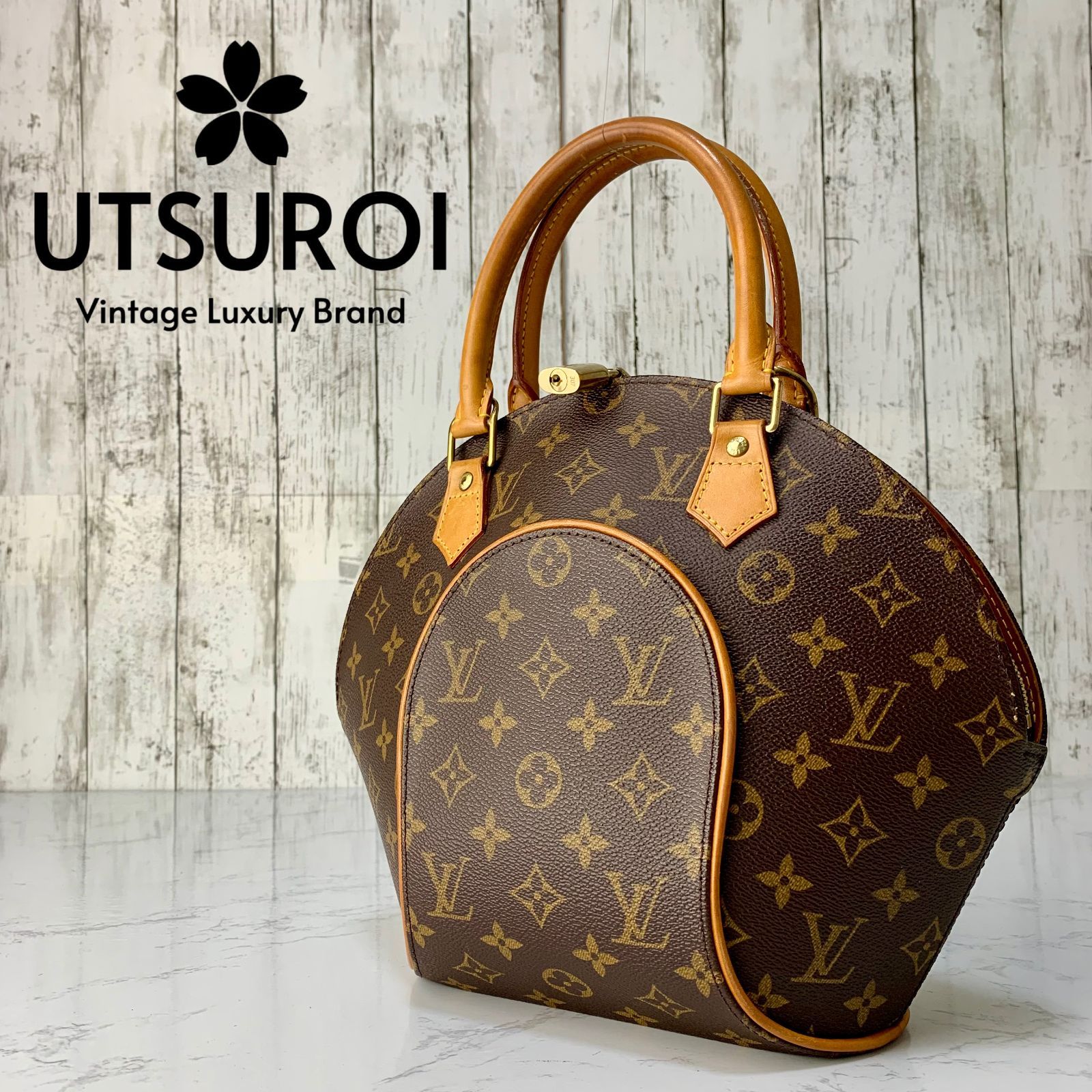 LOUIS VUITTON エリプス PM モノグラム・レザー ハンドバッグ M51127 