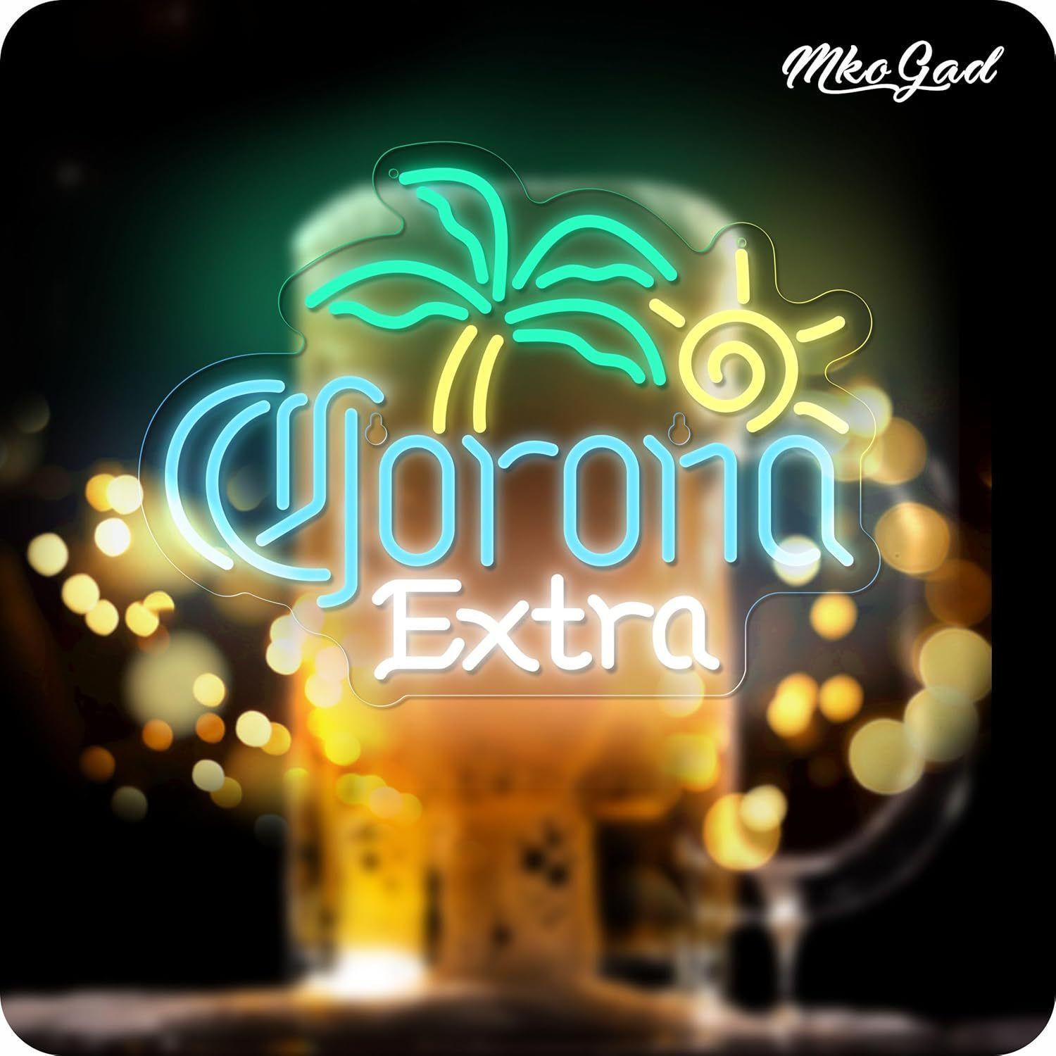 ネオンライト LED 照明 corona アメリカン 雑貨 ポップ看板 居酒屋 壁 