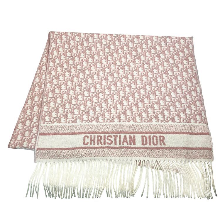 Christian Dior クリスチャンディオール DIOR オブリーク カシミヤ