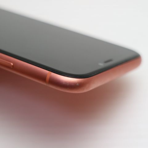 超美品 SIMフリー iPhoneXR 128GB コーラル ピンク スマホ 白ロム 即日