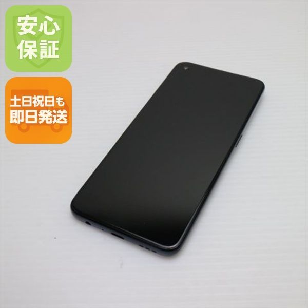 超美品 SIMフリー OPPO Reno5 A シルバーブラック 本体 即日発送 土日 