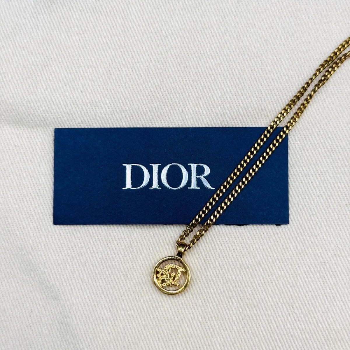☆美品 Christian Dior クリスチャン ディオールゴールドカラー 