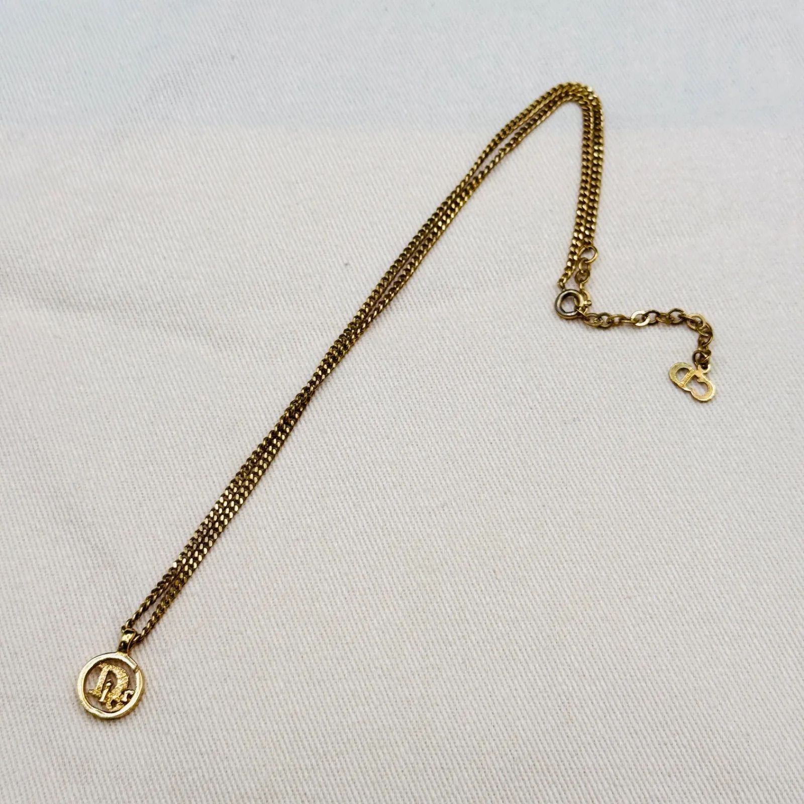 ☆美品 Christian Dior クリスチャン ディオールゴールドカラー 
