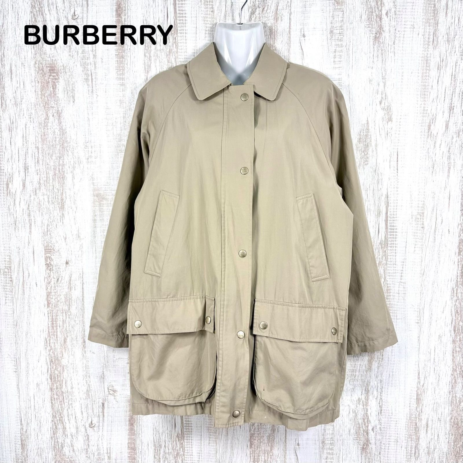 【美品】 Burberry バーバリーロンドン スプリングコート ノバチェック BURBERRY LONDON バーバリーロンドン ノバチェック ジップアップ