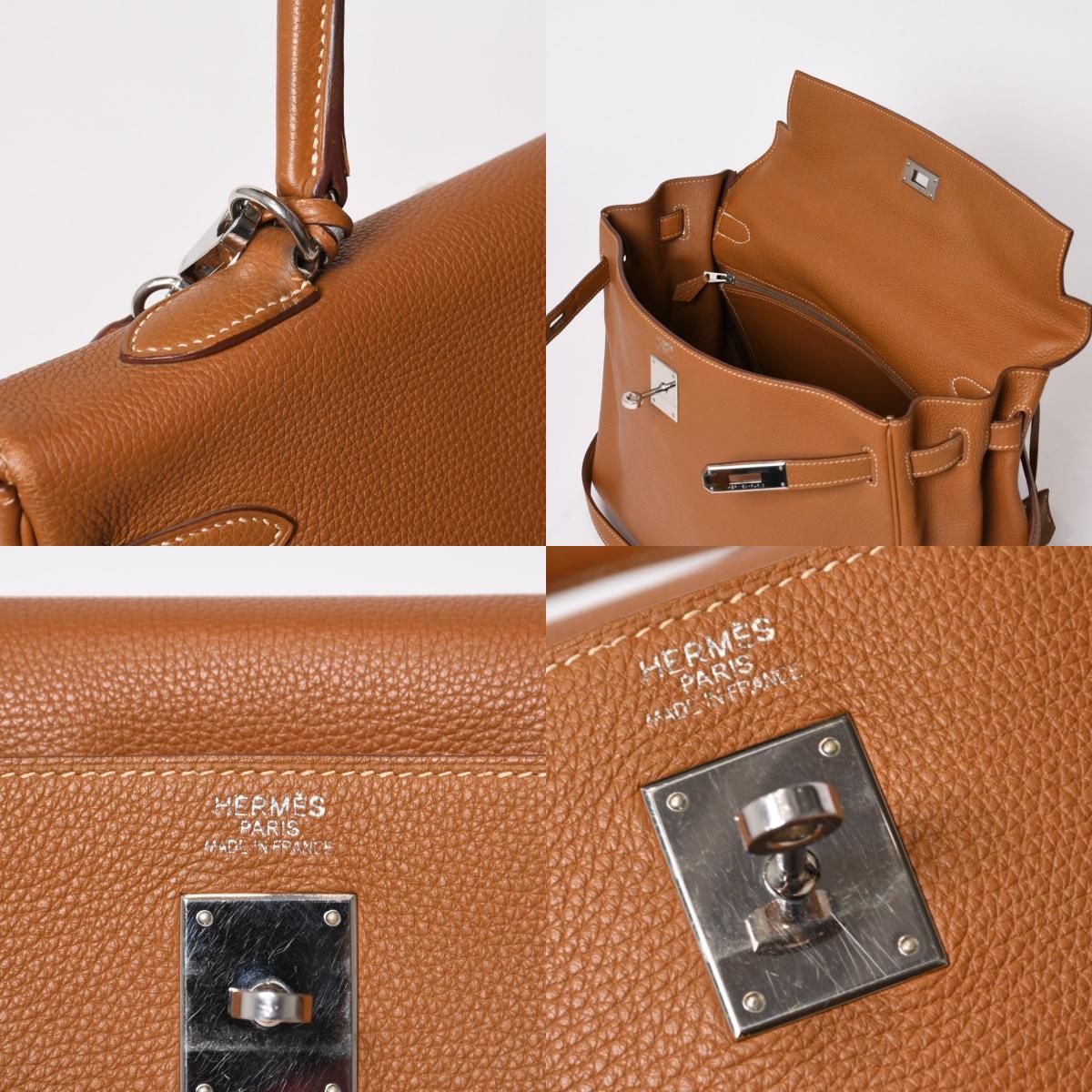 極美品 HERMES エルメス ケリー35 ハンドバッグ □M刻 2011年 内縫い 