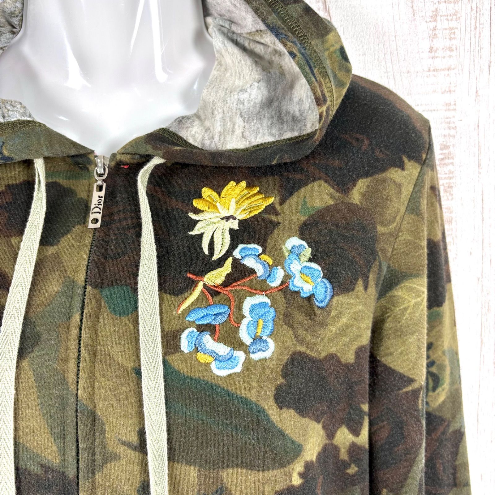 DIOR 花柄パーカー DIOR 花柄パーカー