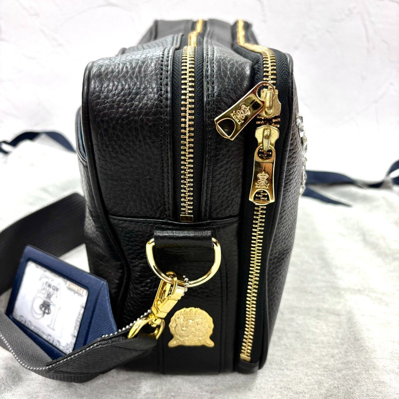 付属品完備/極美品】ADMJ/エーディーエムジェー ショルダーバッグ 本革