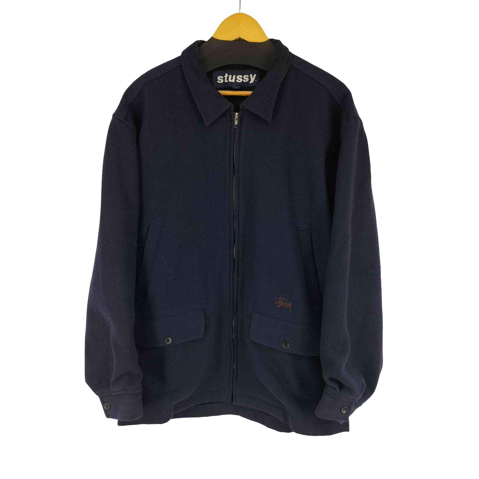 ステューシー Stussy 90S 紺タグ ウールスポーツジャケット ステューシー Stussy 90S 紺タグ ウールスポーツジャケット