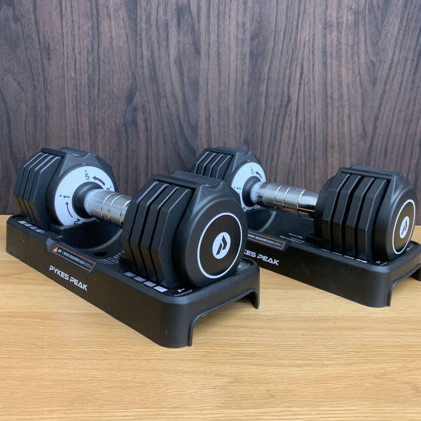 PYKES PEAK パイクスピーク ダンベル 可変式 5kg 2個セット 