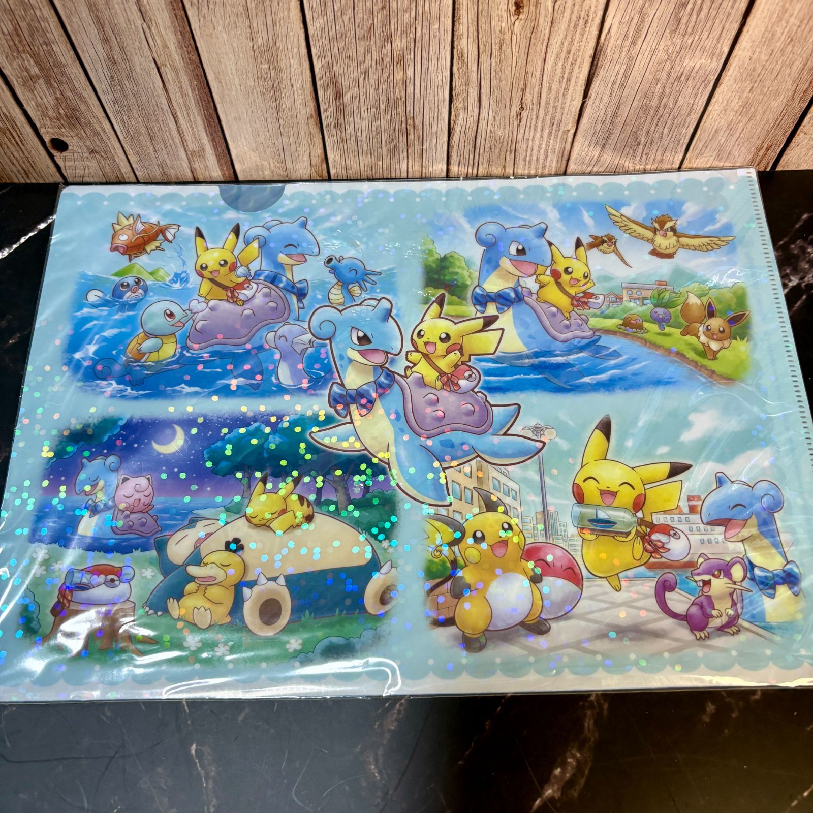 新品未使用 ポケモンセンター限定 2018年絶版 クリアファイル ラプラス