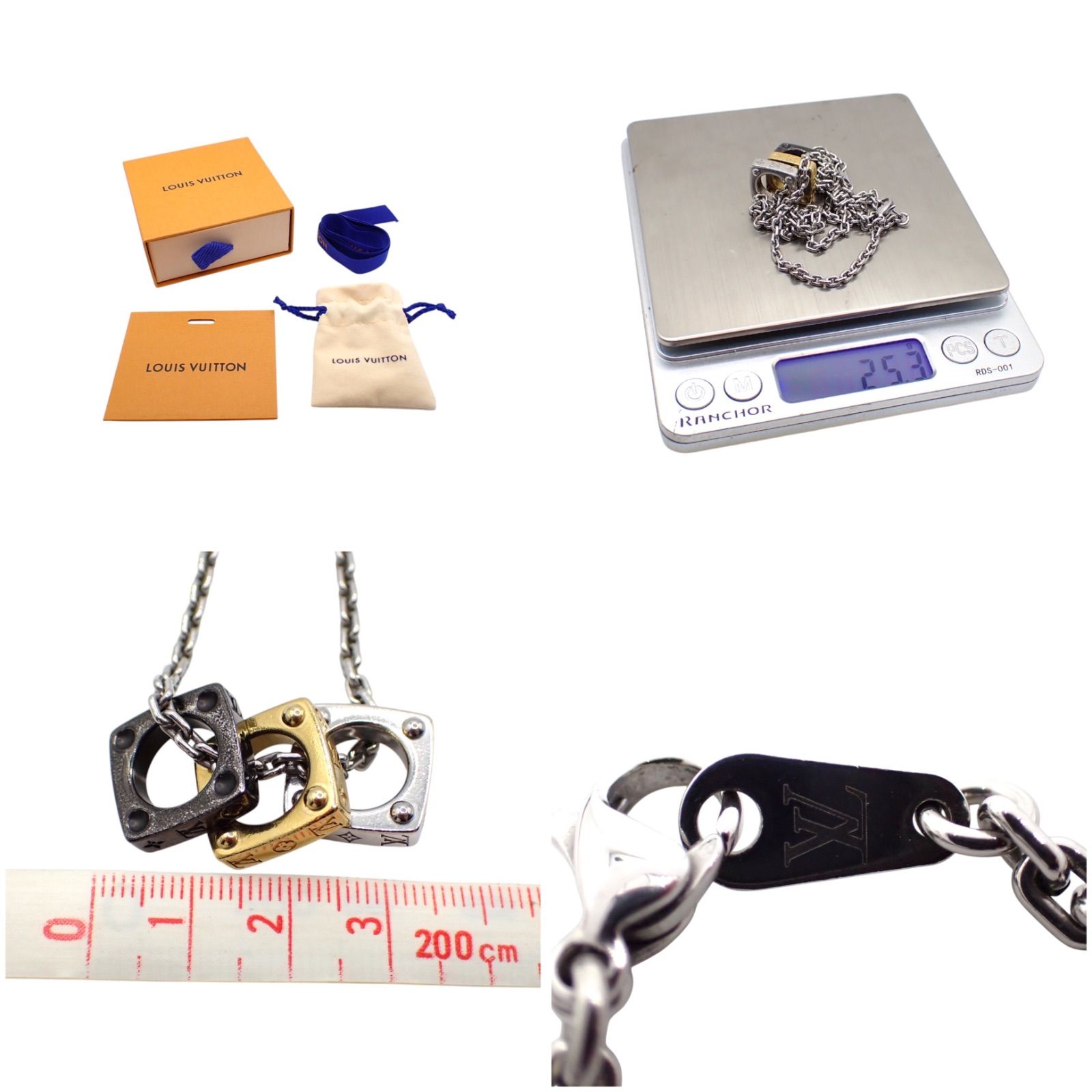 LOUIS VUITTON ルイヴィトン M00675 ペンダント モノグラム ボールド 