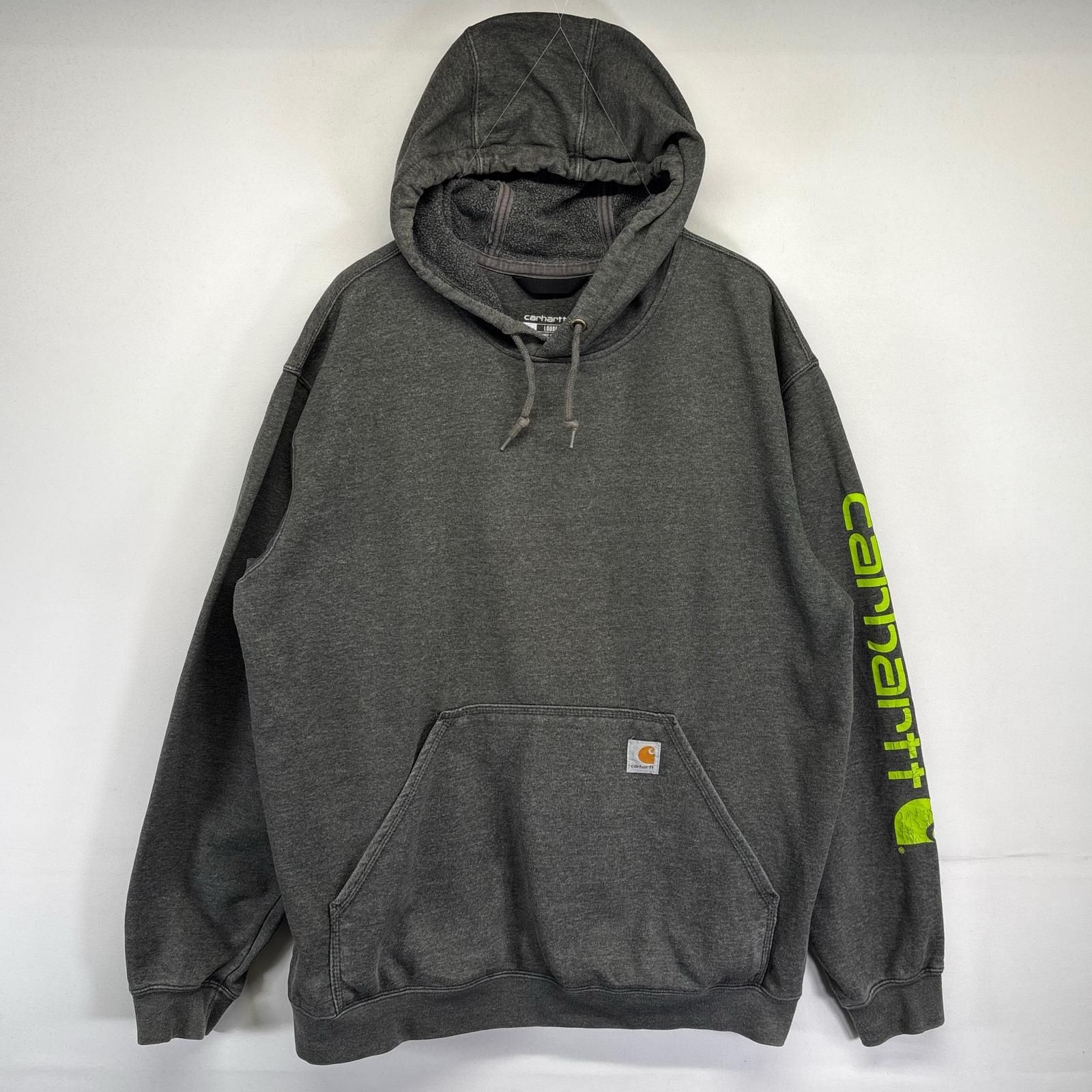 古着 カーハート Carhartt パーカー スウェット ワンポイントロゴ 