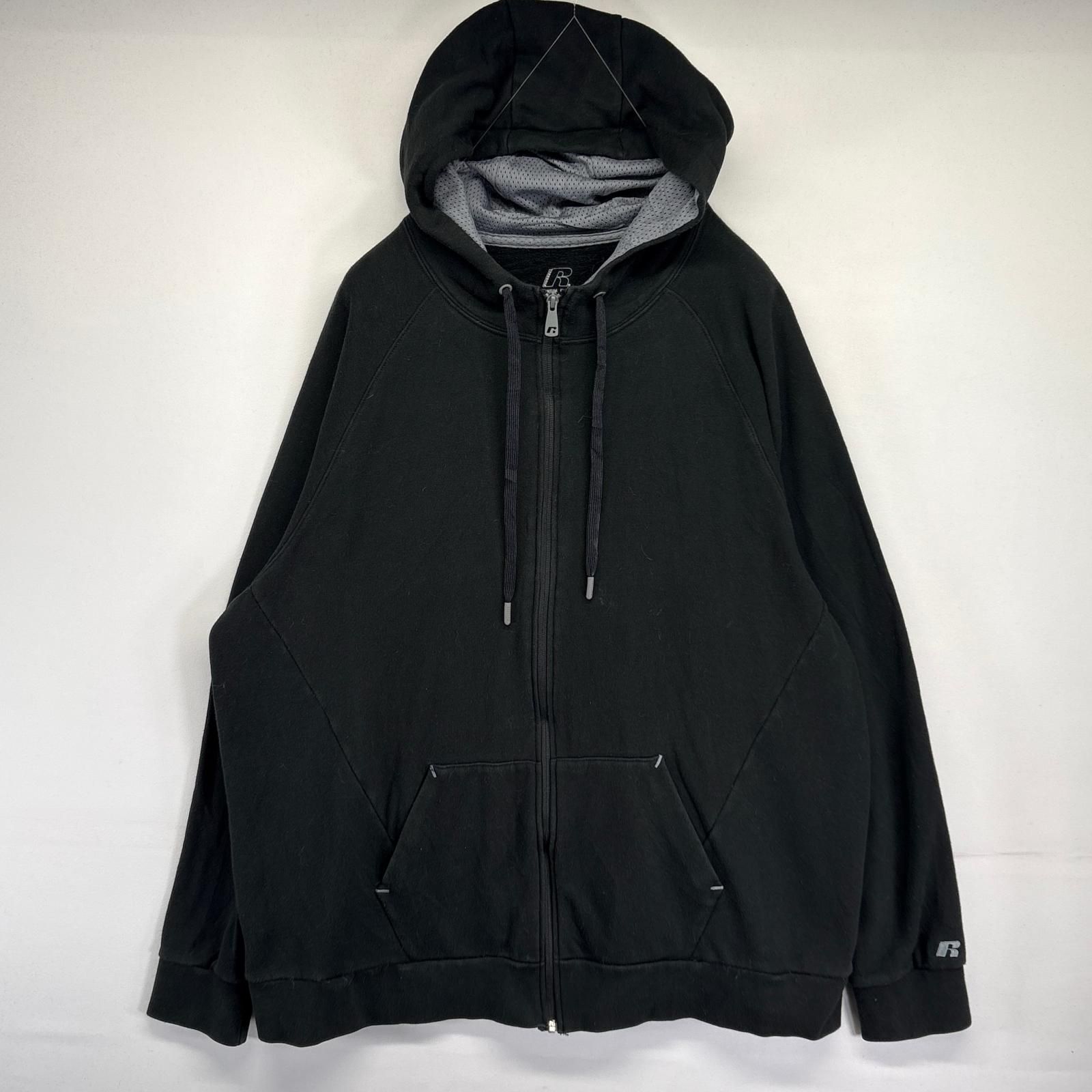 爆買い，品質保証】 古着 ラッセル Russell パーカー 無地 フルジップ
