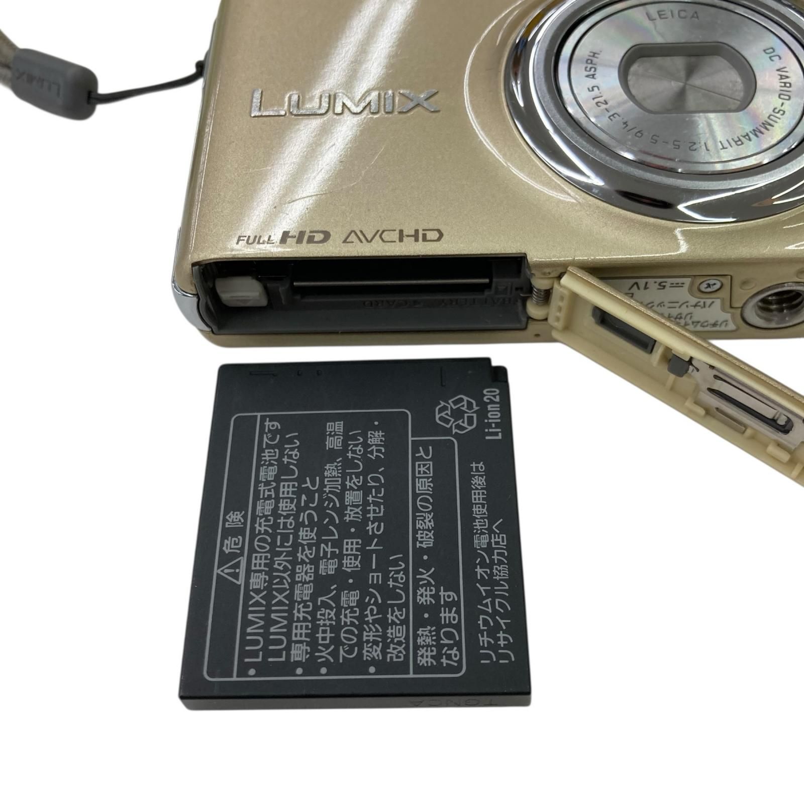 186001 動作確認済み Panasonic パナソニック デジカメ LUMIX DMC-FX77 