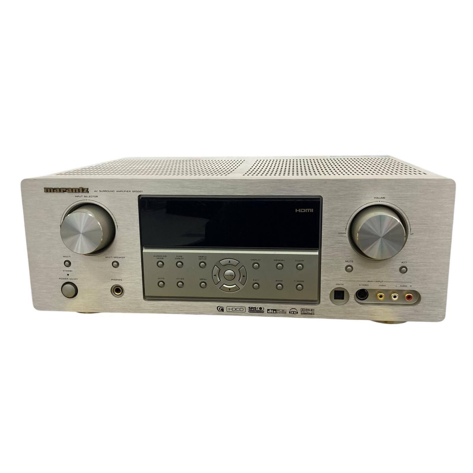 186000 動作未確認 マランツ AV SURROUND AMPLIFIER SR5001 シルバー