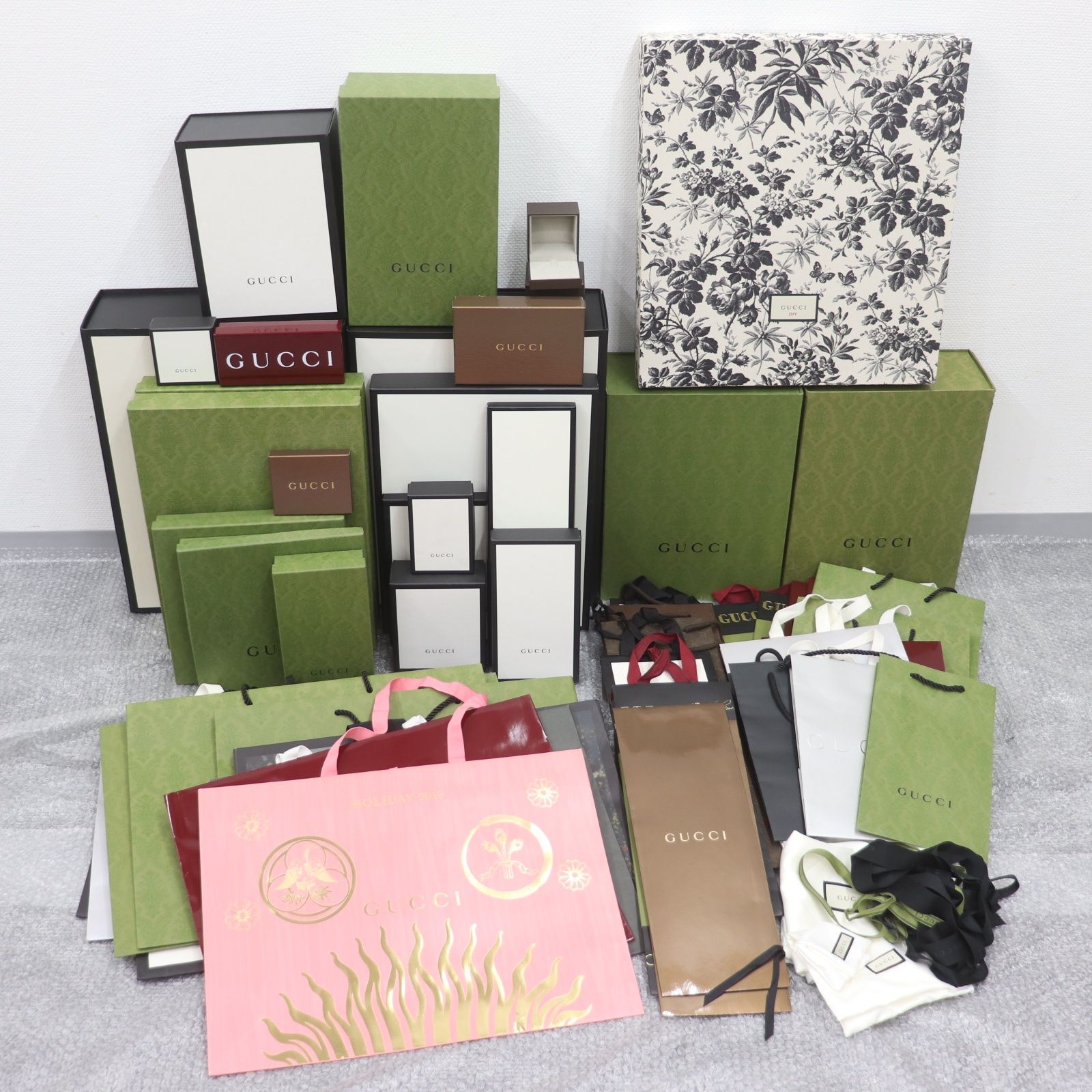 ITSQ2AH71M14 GUCCI グッチ GG BOX 空き箱 ショッパー 純正 紙袋 