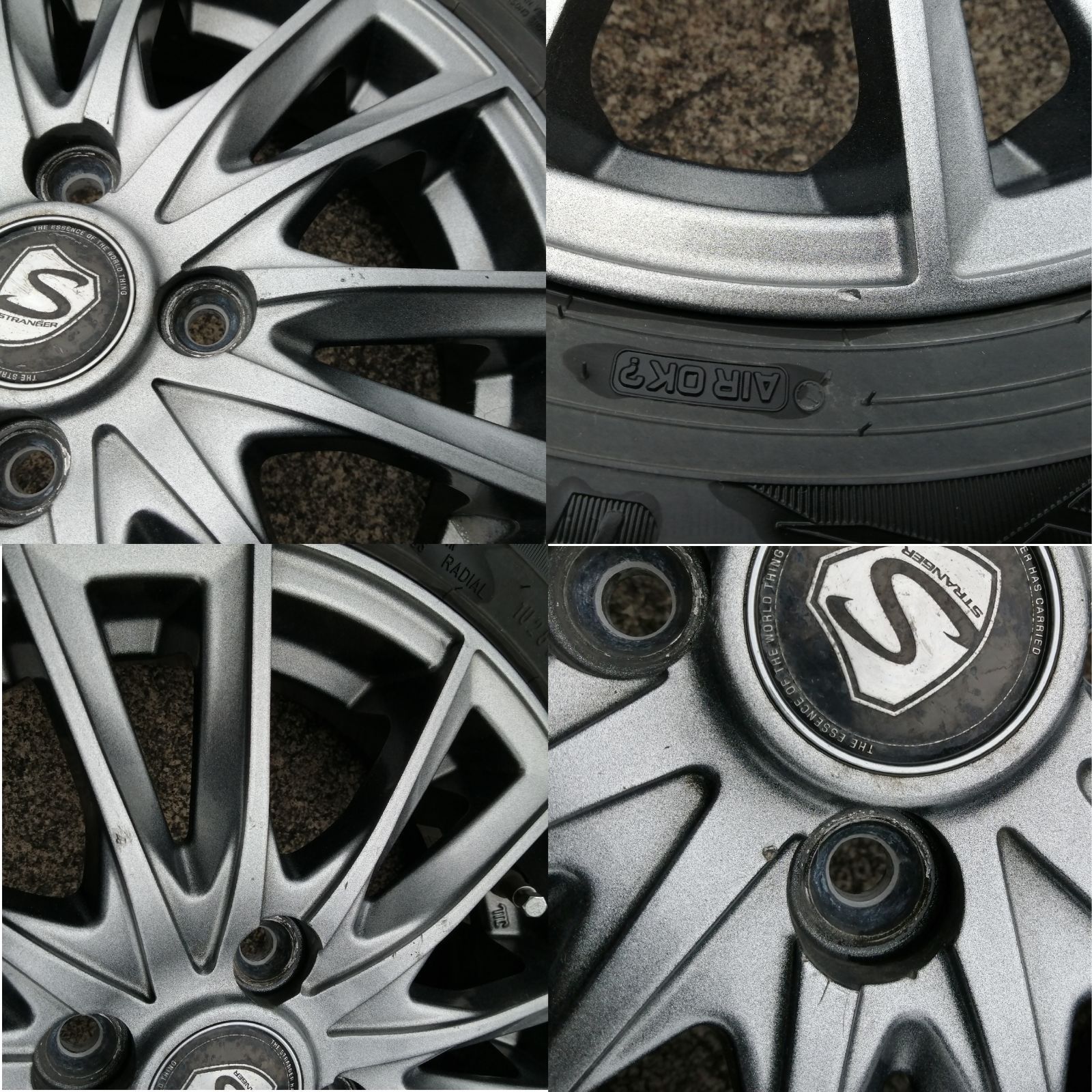社外アルミ スタッドレスタイヤ付 4本 14インチ 155/65R14 