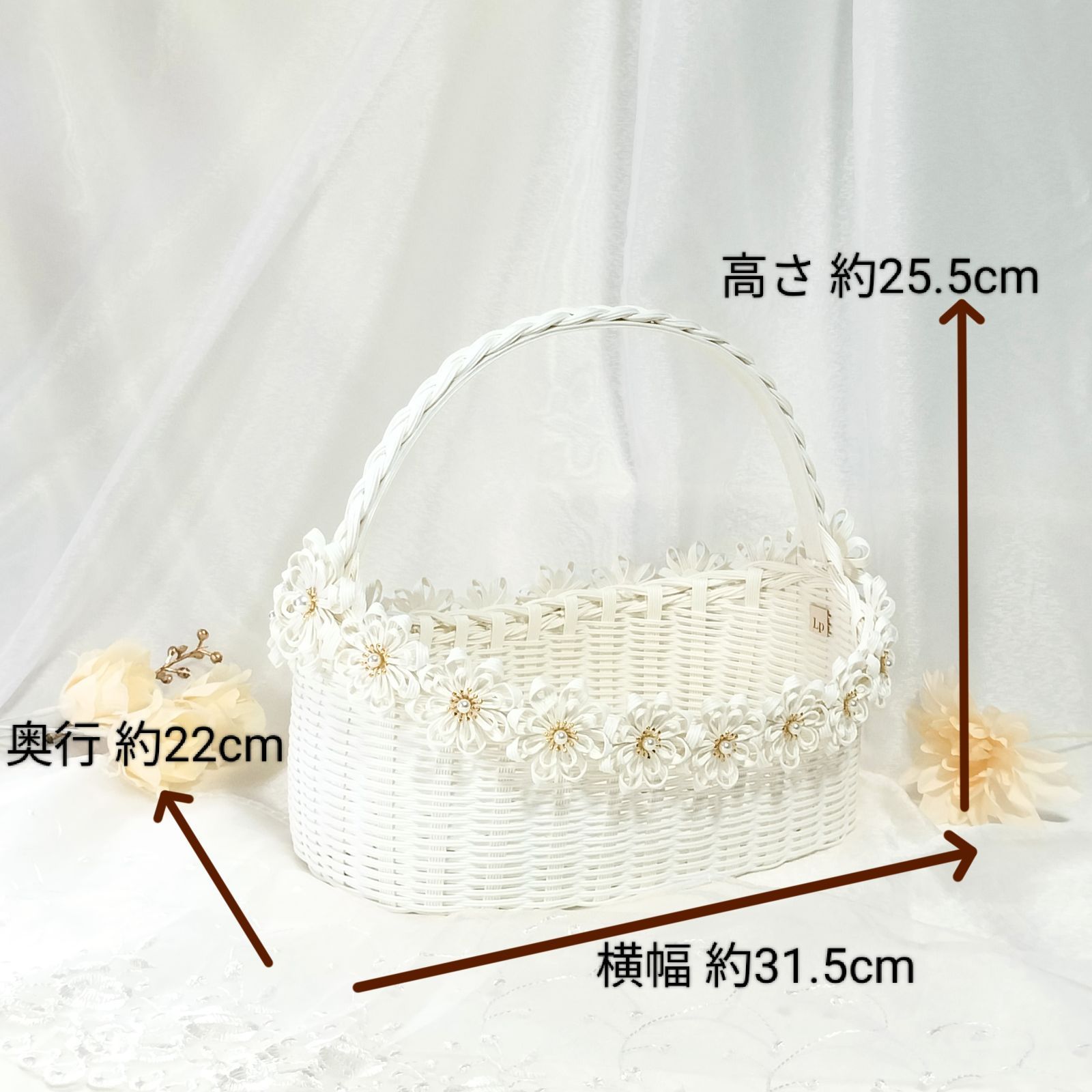 受注制作】L プチギフト入れ バスケット｜結婚式 受付バスケット