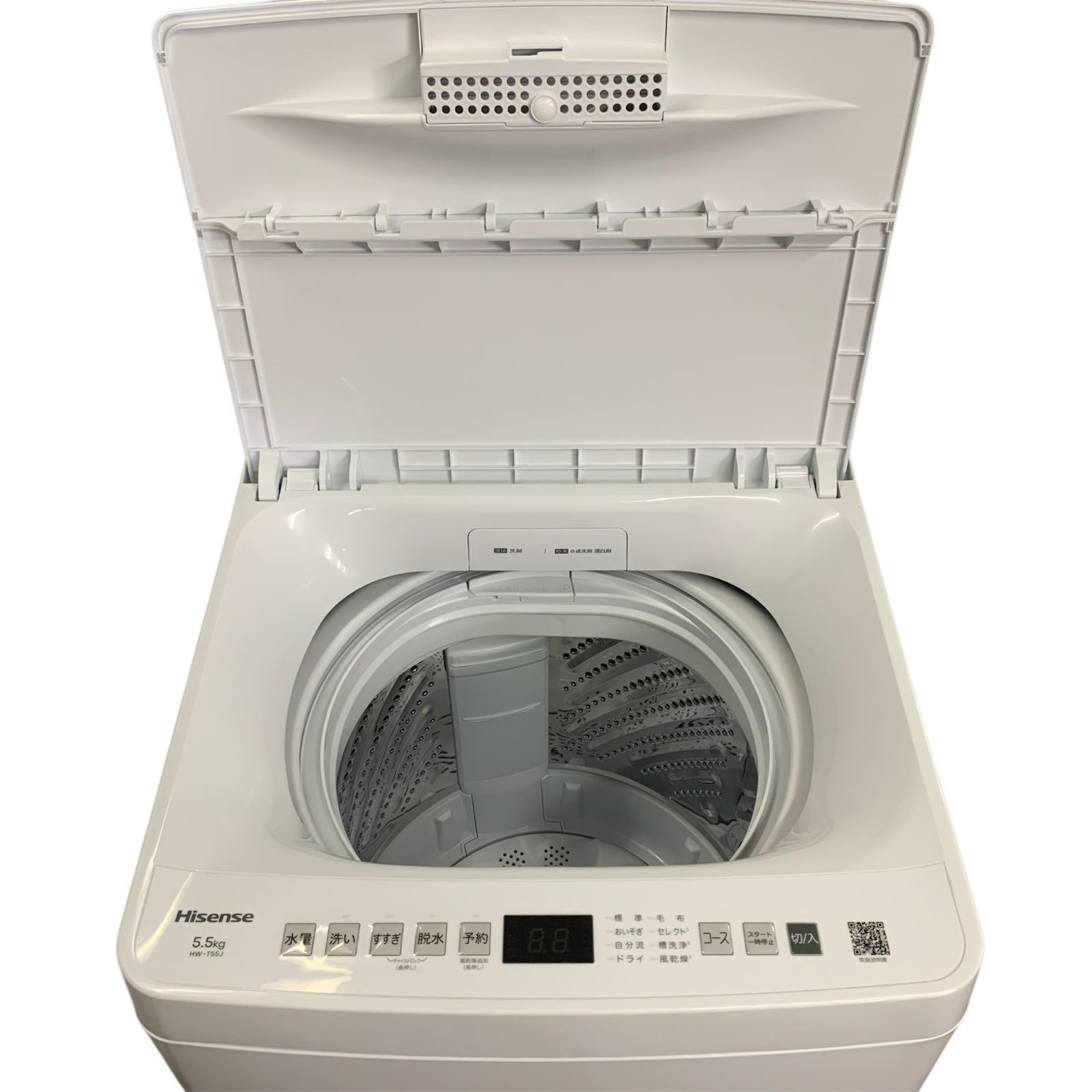 ST-03【中古】ハイセンス 全自動洗濯機 HW-T55J （洗濯5.5kg ・上開き 