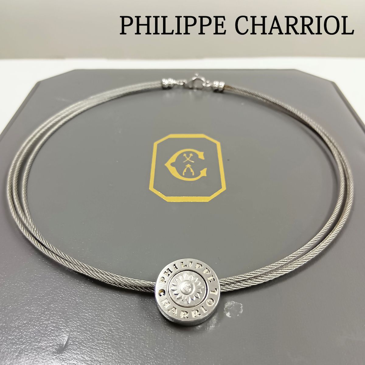 PHILIPPE CHARRIOL フィリップ シャリオール ワイヤー ネックレス 