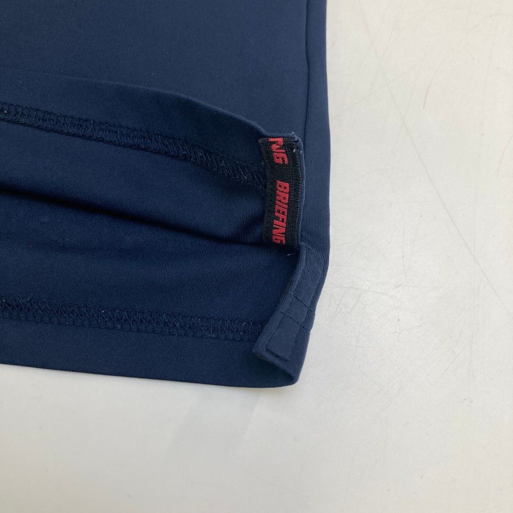 サイズ：S BRIEFING GOLF ブリーフィング モックネック 長袖Tシャツ
