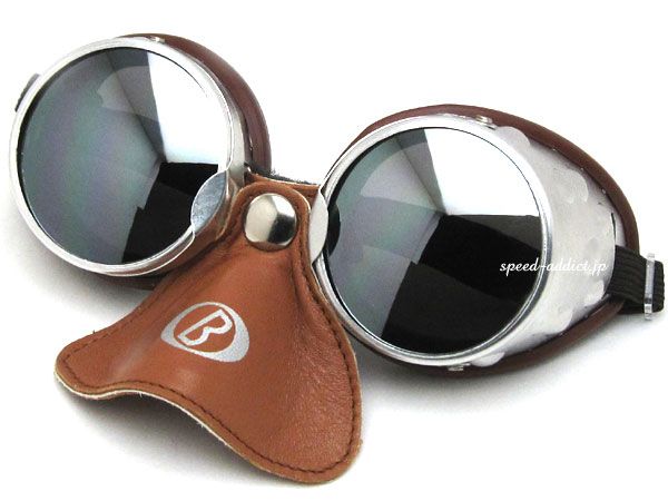 baruffaldi 101 SAR GOGGLE/バルファルディ ゴーグル 二眼 2眼 アビエイター アビエーター パイロット 紅の豚 レトロ クラシックカー オープンカー 50s