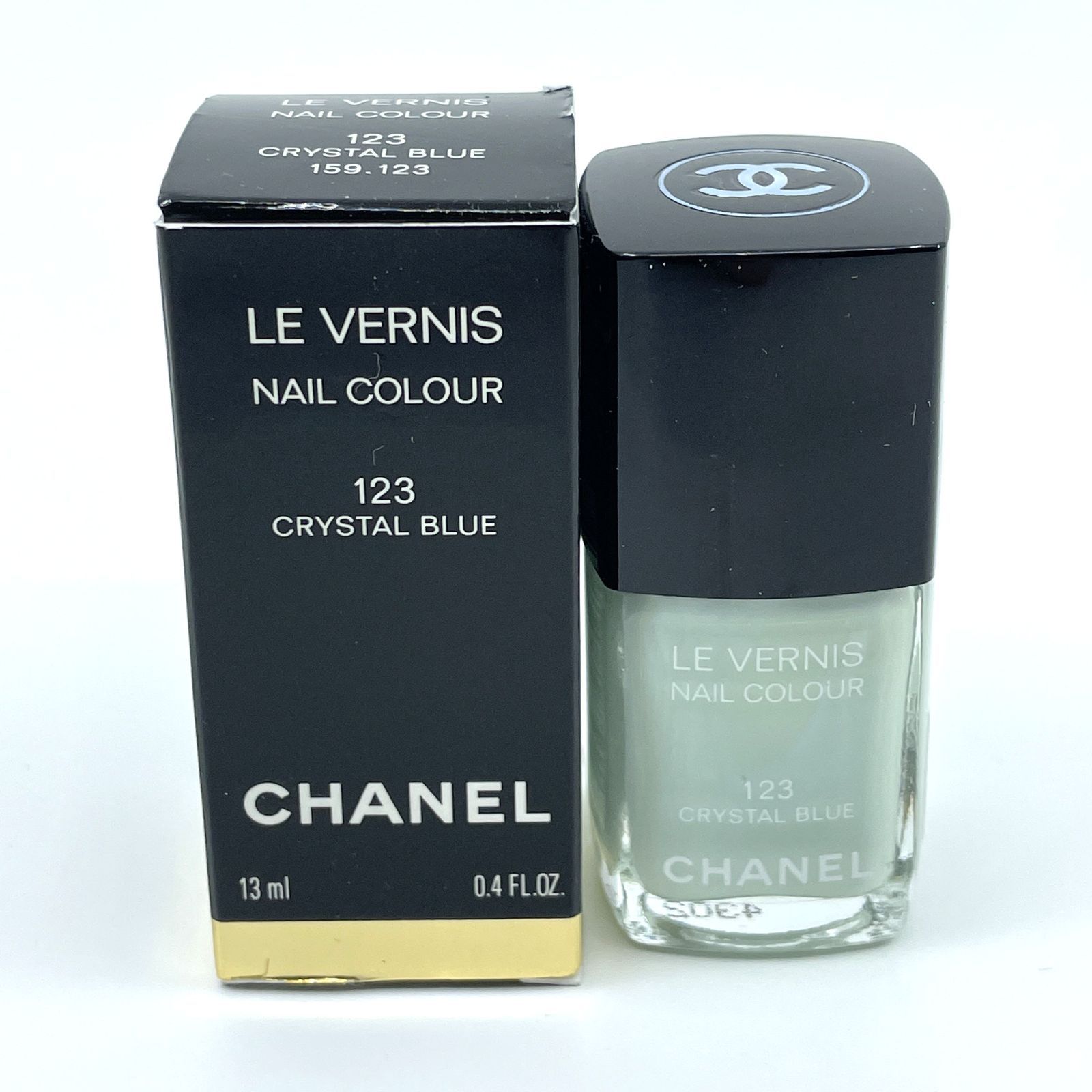 CHANEL シャネル ヴェルニ 123 CRYSTAL BLUE クリスタルブルー
