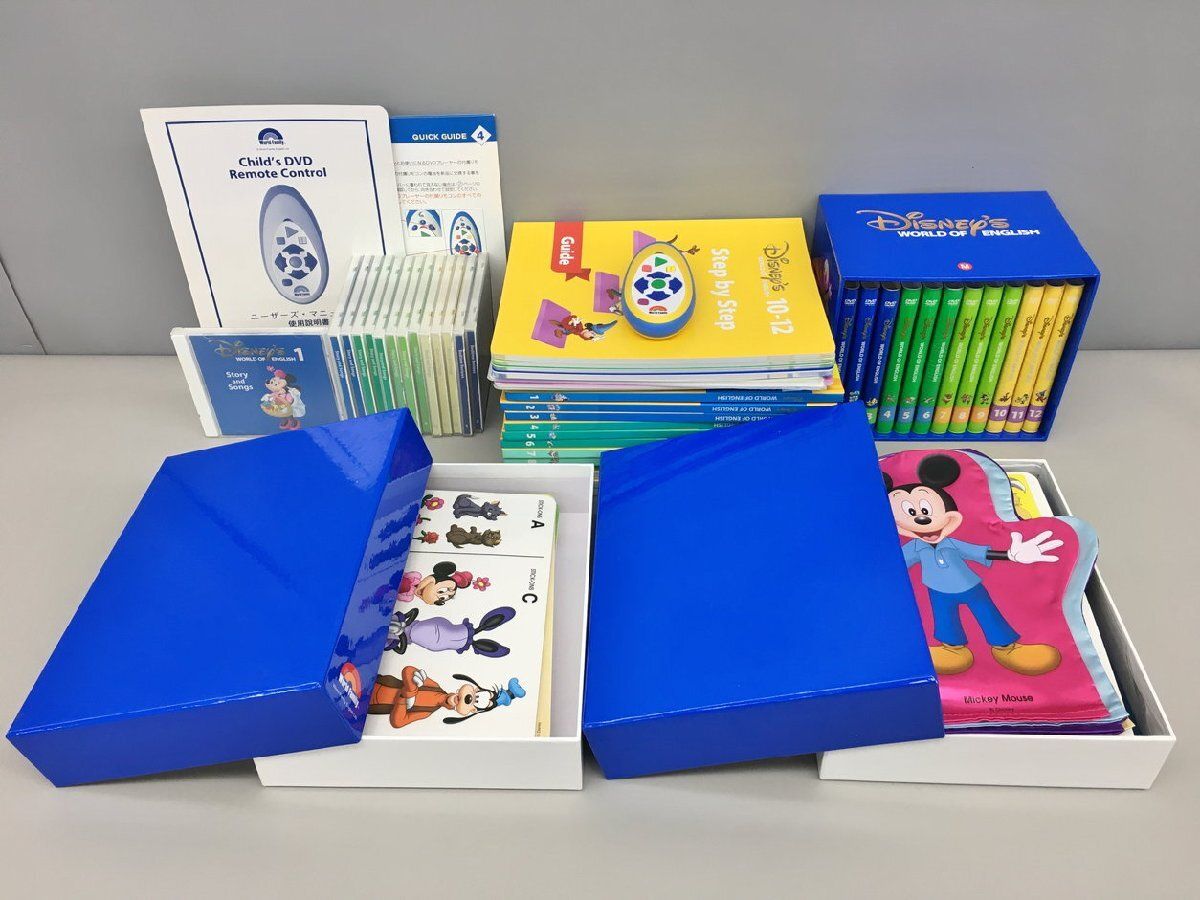 DWEメインプログラム 本 CD DVD箱 リモコンディズニー英語システム メインプログラム,DWE絵本CDの中古販売(ディズニー英語システムDWE)