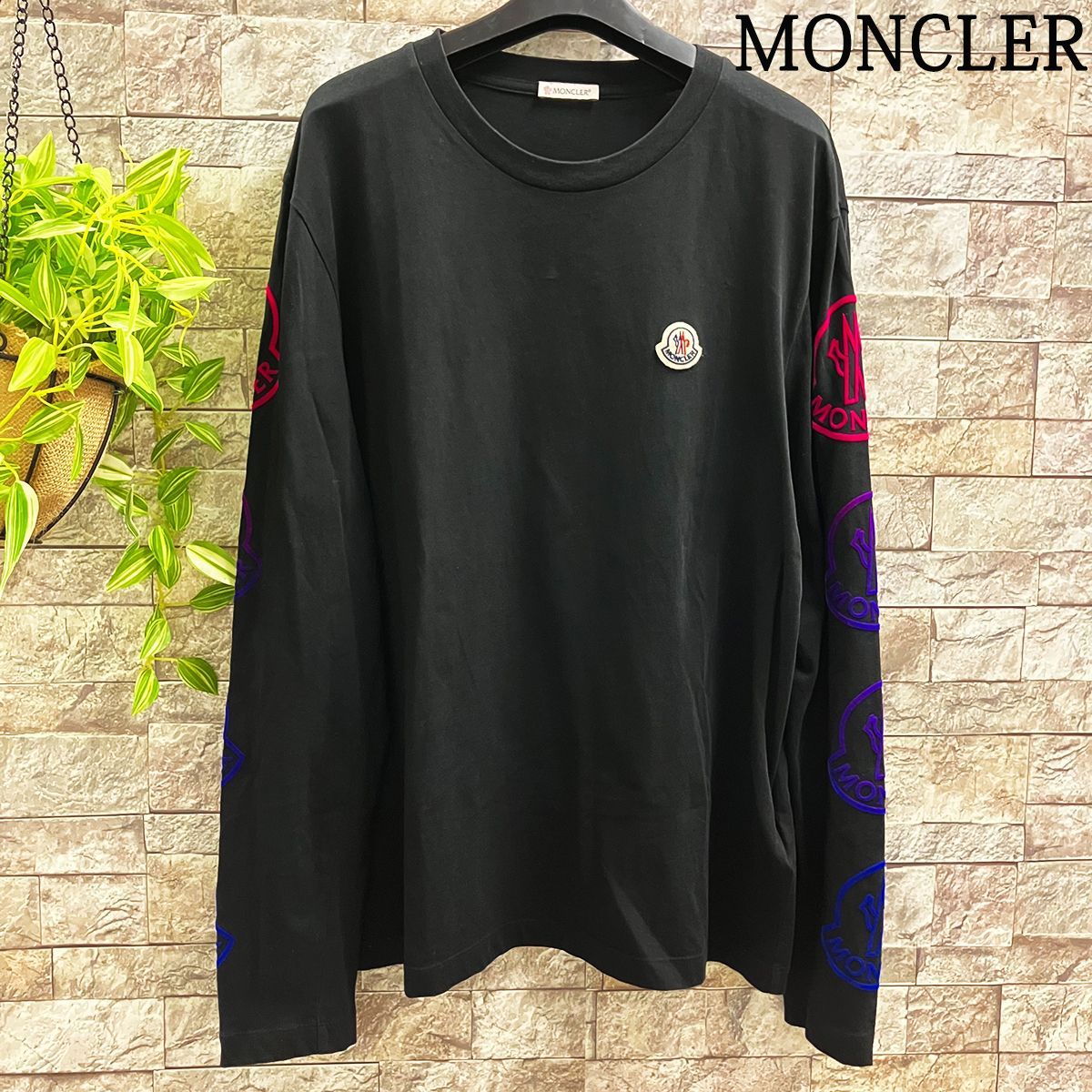 MONCLER モンクレール MAGLIA GIROCOLLO ロング Tシャツ Mサイズ 