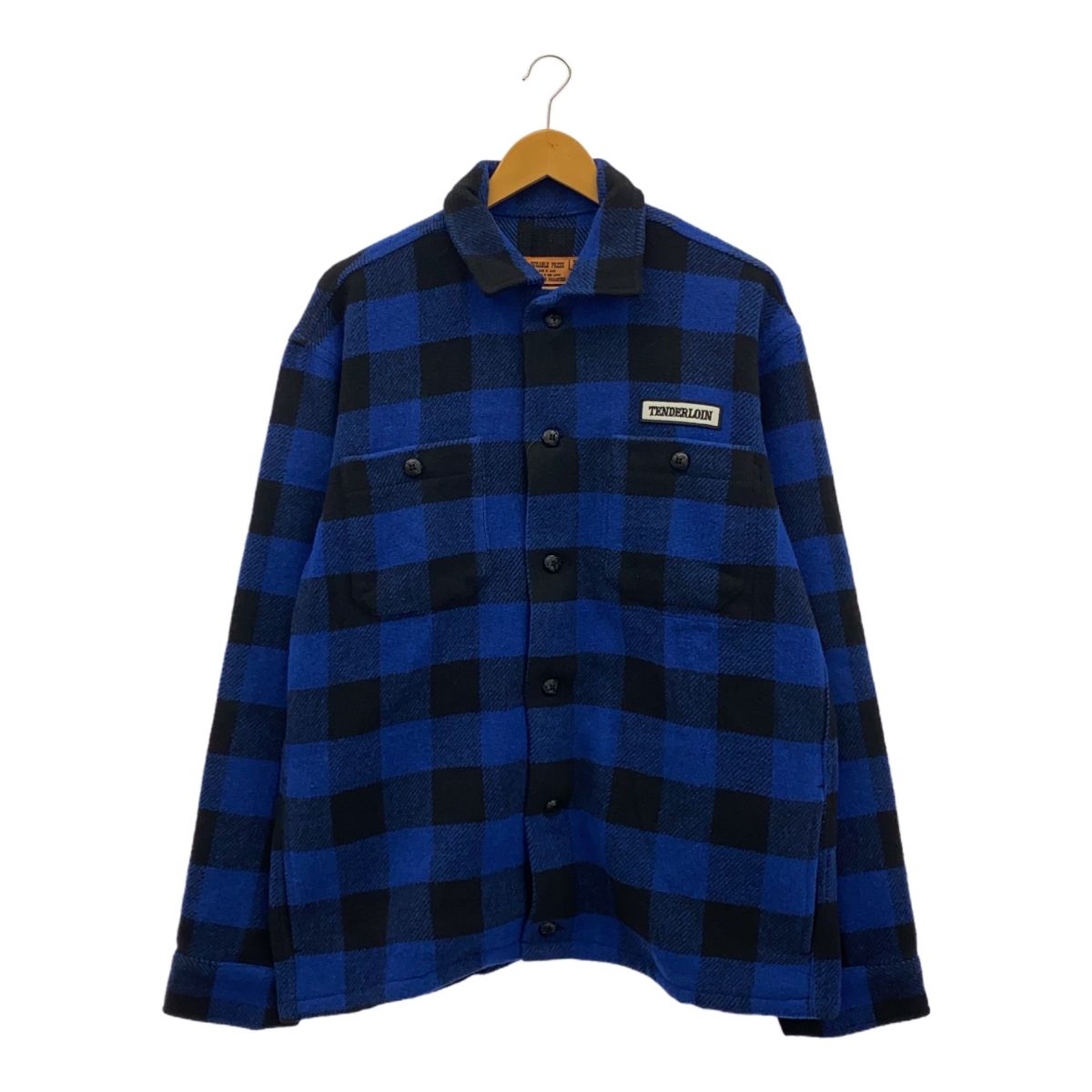 ORIGINAL TENDERLOIN オリジナル テンダーロイン サイズXL T-BUFFALO SHT JKT STAND バッファローシャツジャケット 青黒 ORIGINAL TENDERLOIN オリジナル テンダーロイン サイズXL T-BUFFALO