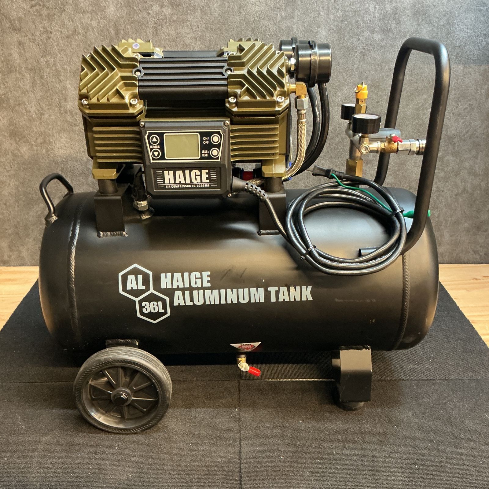 中古】 ハイガー(HAIGE) 常圧専用エアコンプレッサ HG-DC991AL 【越谷 中古】 ハイガー(HAIGE) 常圧専用エアコンプレッサ HG-DC991AL 【越谷