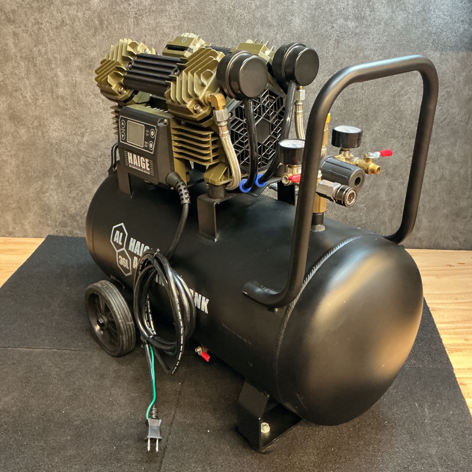 中古】 ハイガー(HAIGE) 常圧専用エアコンプレッサ HG-DC991AL 【越谷 中古】 ハイガー(HAIGE) 常圧専用エアコンプレッサ HG-DC991AL 【越谷