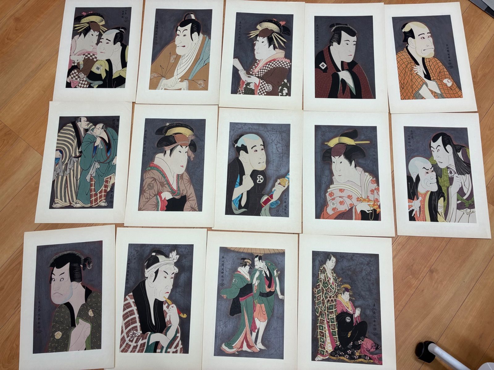 東洲斎写楽 名作撰集 大江戸木版社刊 浮世絵保存会頒布 純木版手摺 14