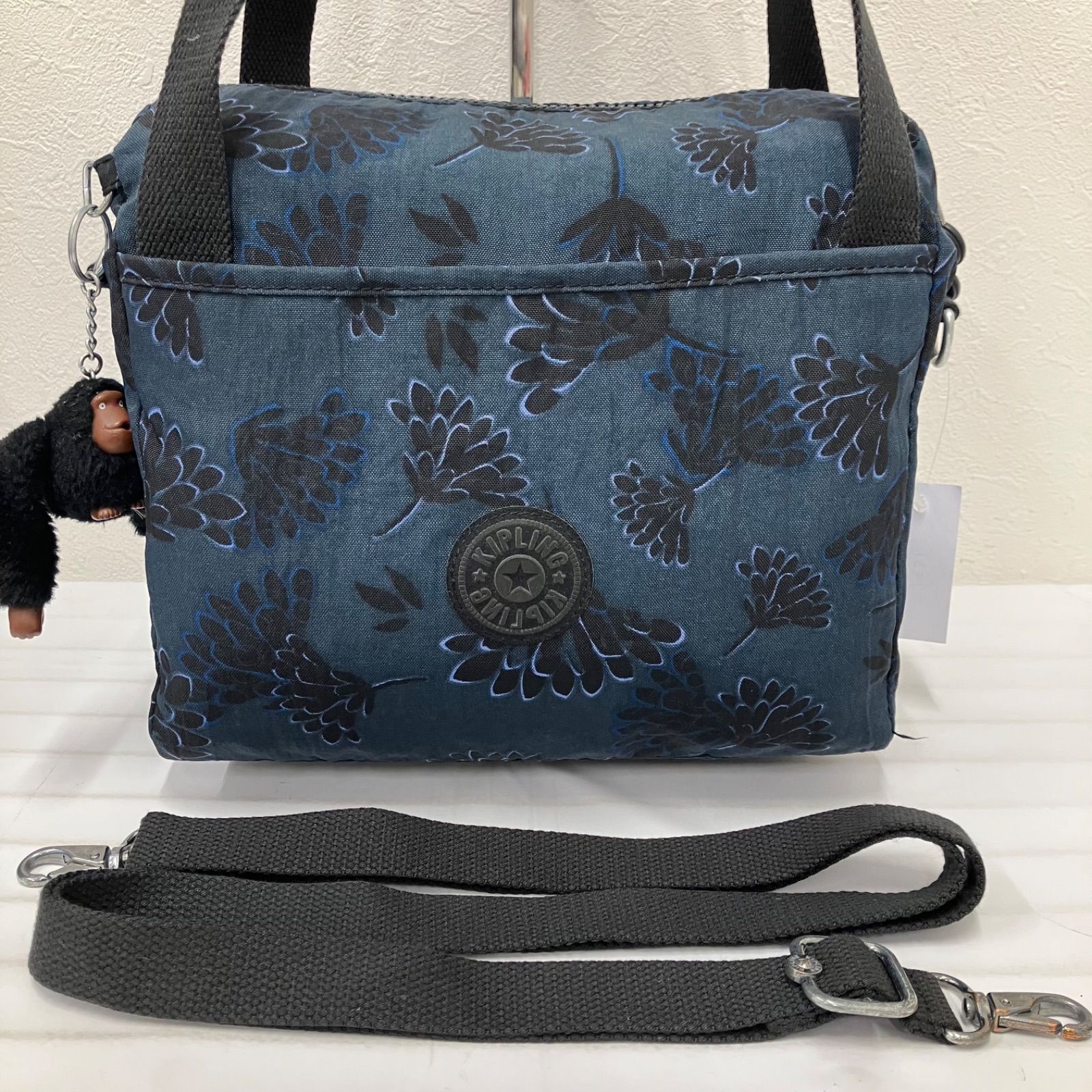 1531 Kipling キプリング FLORAL NIGHT フローラルナイト 2way トート 