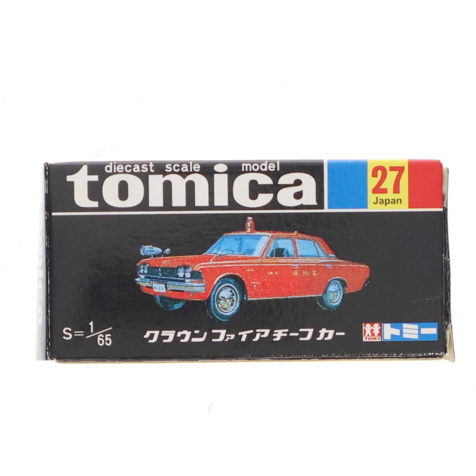 N*︎様 ◆トミカ No.27 トヨタ クラウン ファイアチーフカー 黒箱 トミカ No.27 1/65 トヨタ クラウン ファイアチーフカー(レッド/黒箱