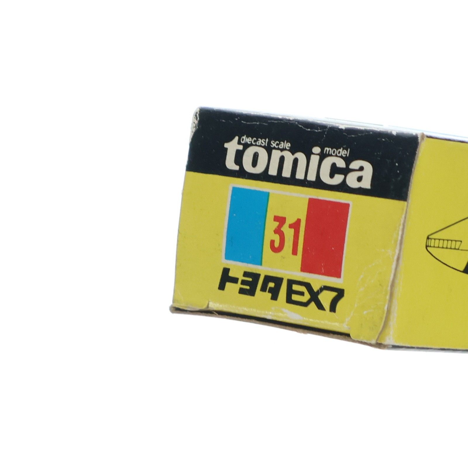 トミカ No.31 1/62 トヨタ EX7(イエロー×ブラック/黒箱/日本製) 完成品