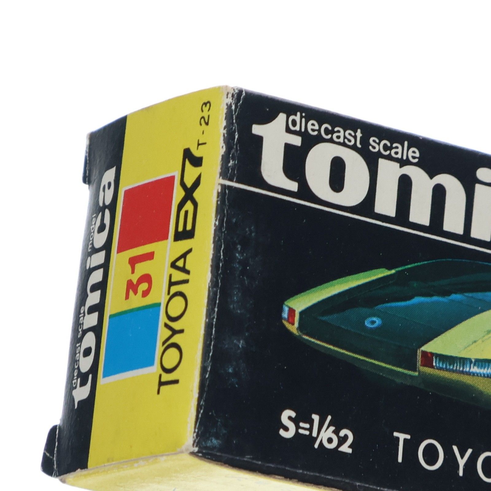 トミカ No.31 1/62 トヨタ EX7(イエロー×ブラック/黒箱/日本製) 完成品