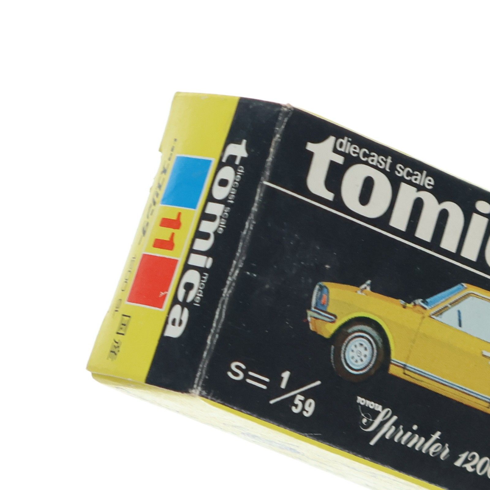 トミカ No.11 1/59 トヨタ スプリンター 1200 SL(ブルー/黒箱/日本製