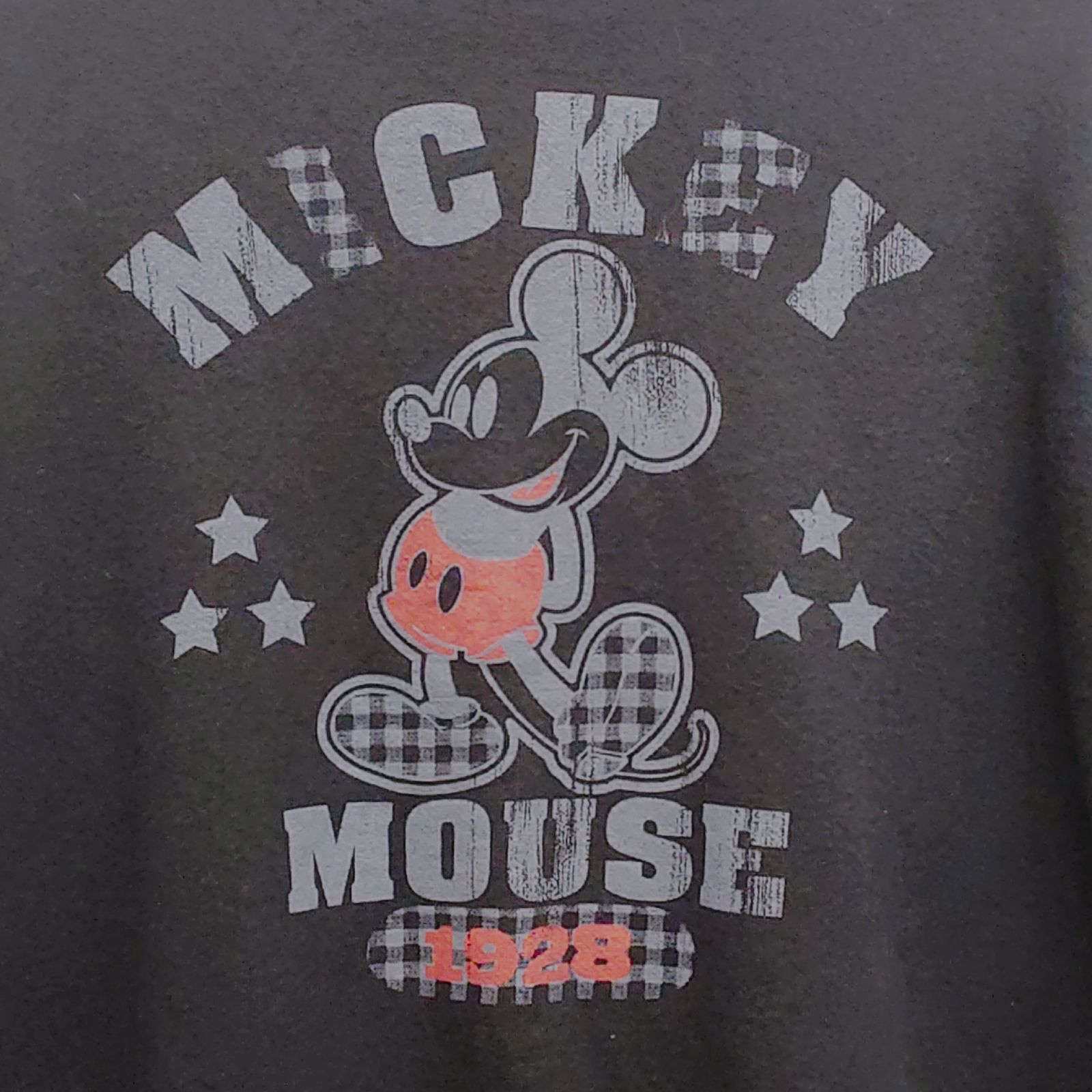 Disney ディズニー ミッキーマウス スウェット M ブラック トレーナー 