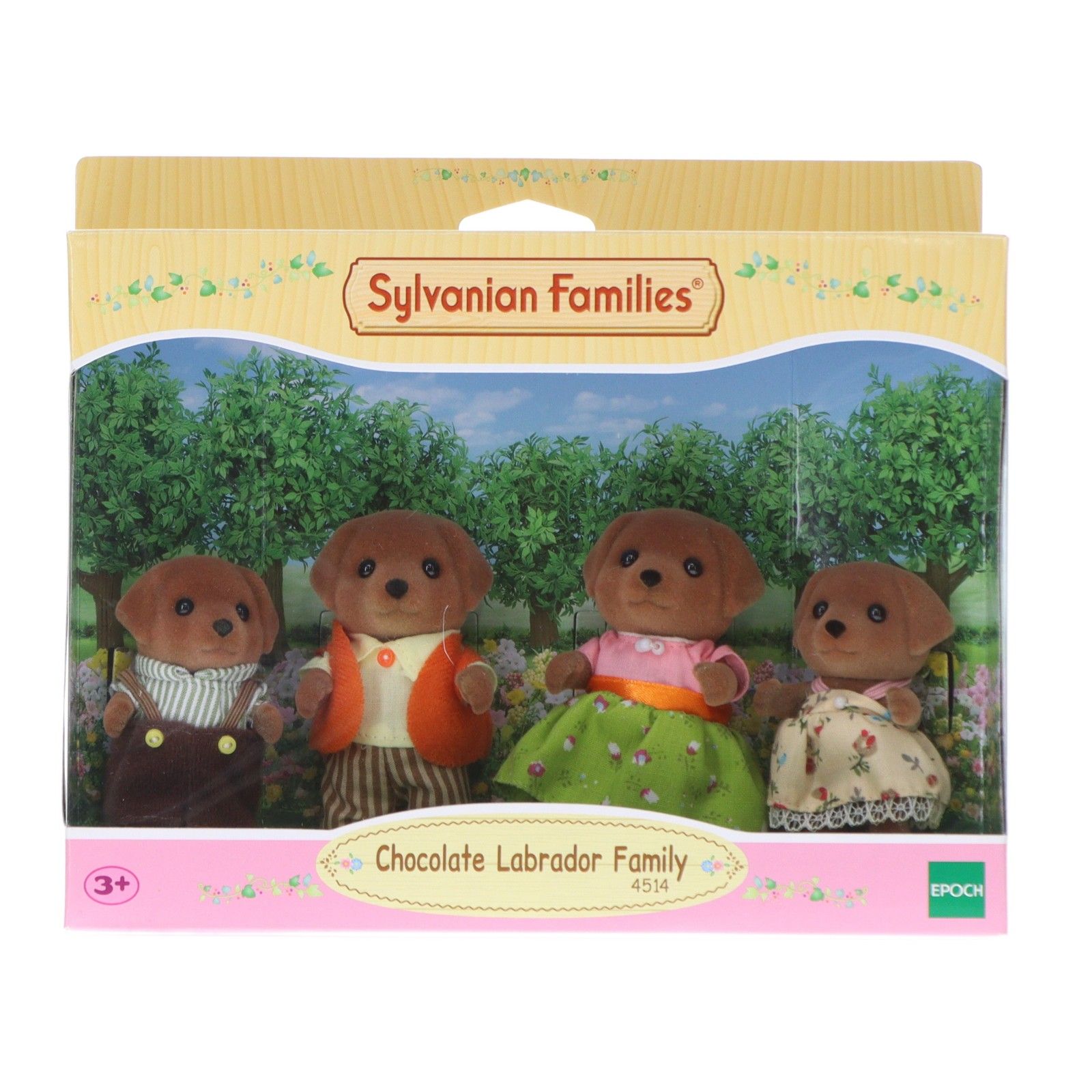 シルバニアファミリー Chocolate Labrador Family(チョコレート